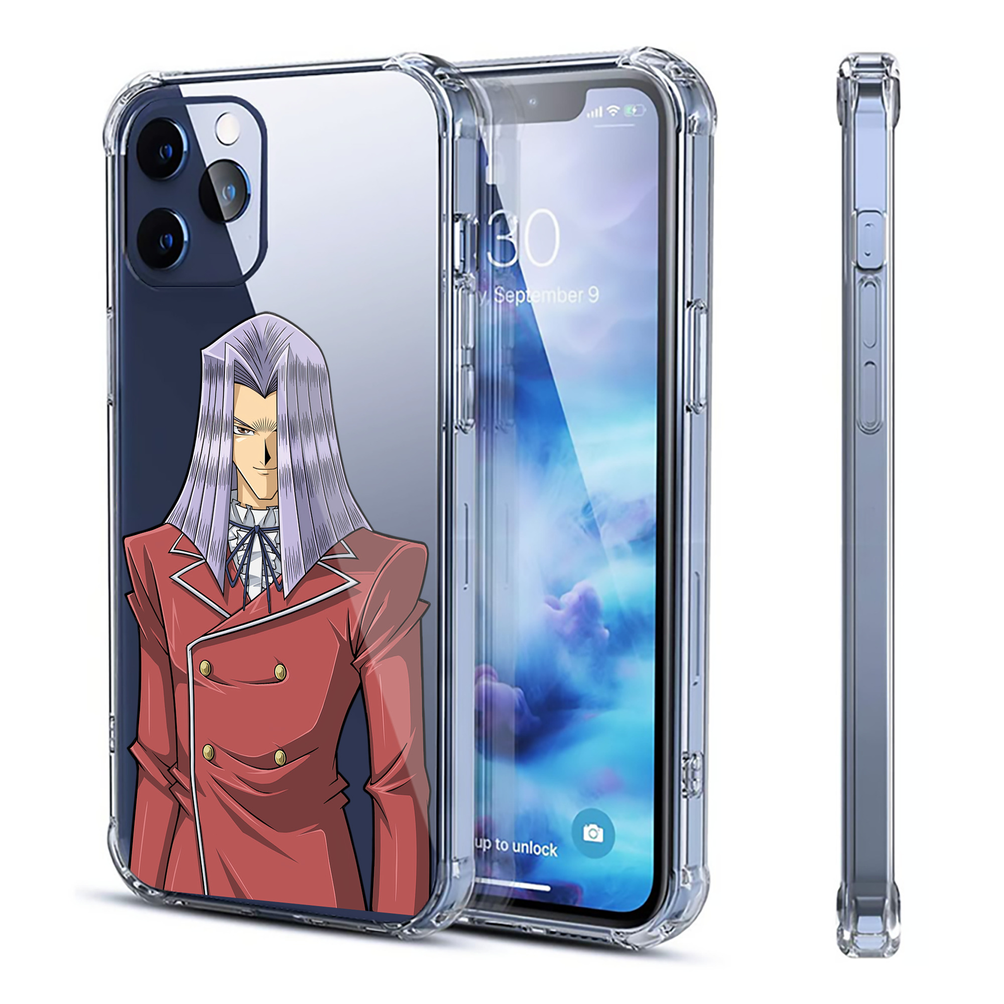 （画像用） 遊☆戯☆王 Yu-Gi-Oh! 【iPhone 12シリーズ対応】透明スマホケース（クリアソフトケース）